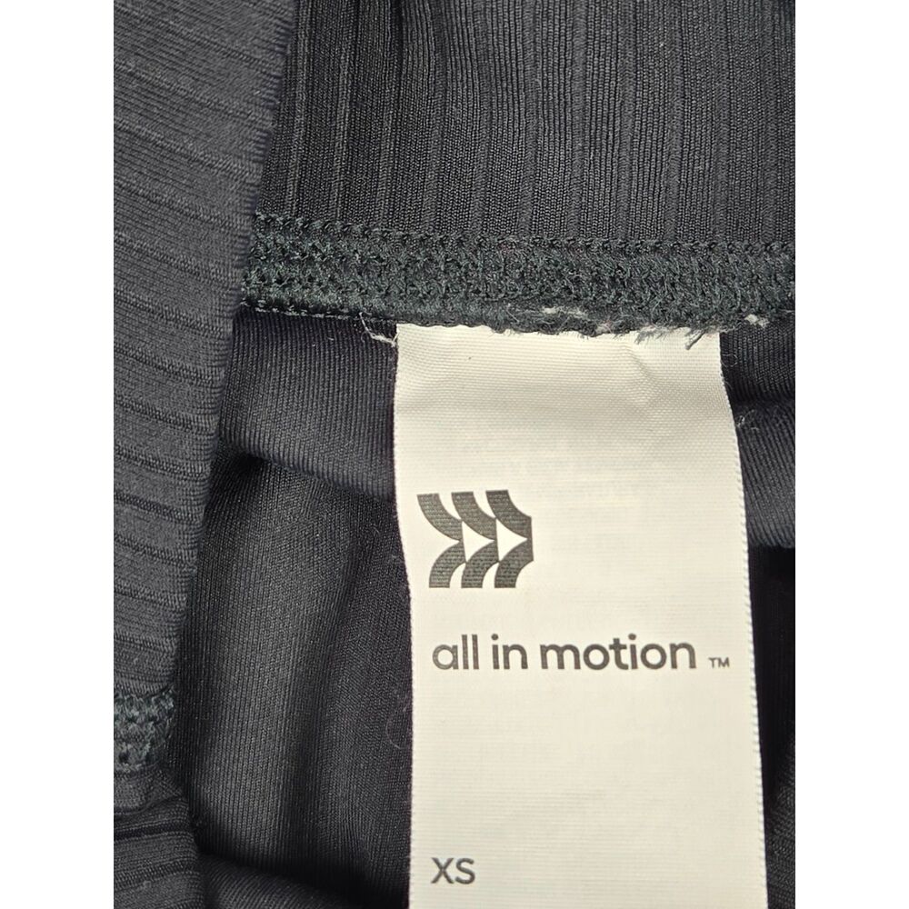 All In Motion Black Ribbed Leggings - Picture 3 of 9